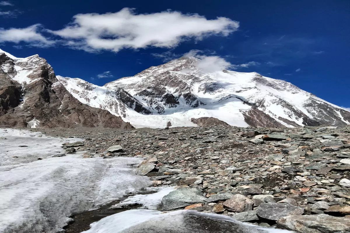 k2 and blue sky