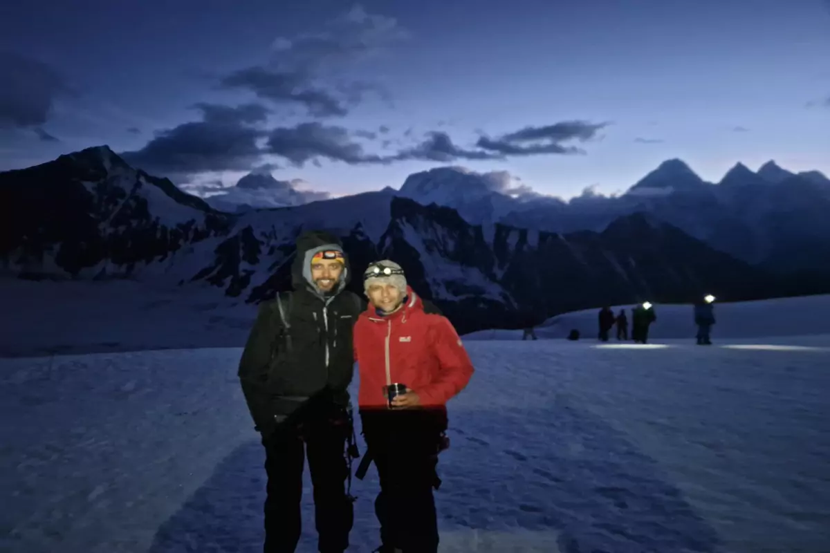 k2 base camp night view